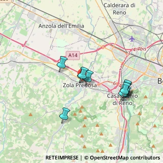 Mappa 40069 Zola Predosa BO, Italia (3.40909)