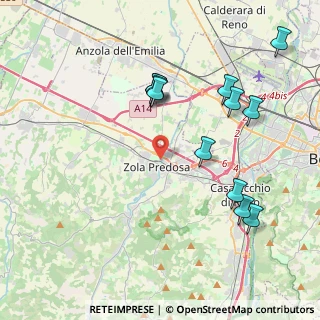 Mappa 40069 Zola Predosa BO, Italia (4.40667)