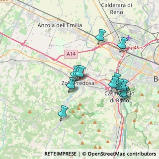Mappa 40069 Zola Predosa BO, Italia (3.35143)