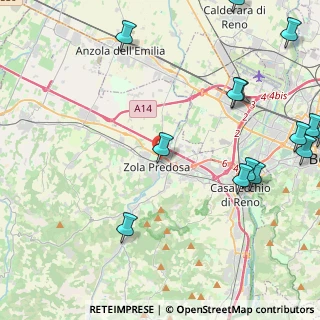 Mappa 40069 Zola Predosa BO, Italia (6.10929)