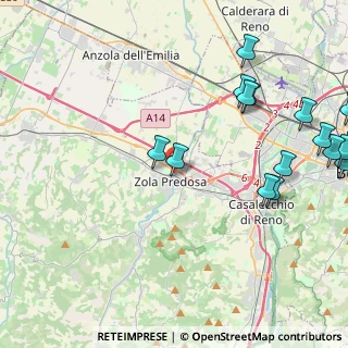 Mappa 40069 Zola Predosa BO, Italia (5.7475)