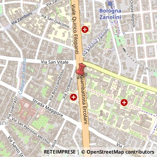 Mappa Viale Giambattista Ercolani, 3, 40138 Bologna, Bologna (Emilia Romagna)