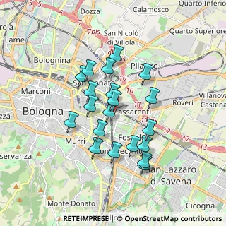 Mappa Via Tullio Golfarelli, 40138 Bologna BO, Italia (1.5115)