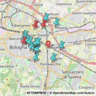 Mappa Via Tullio Golfarelli, 40138 Bologna BO, Italia (1.739)