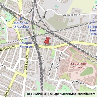 Mappa Via massarenti giuseppe 87, 40138 Bologna, Bologna (Emilia Romagna)