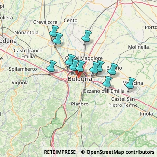Mappa 40123 Bologna BO, Italia (11.675)