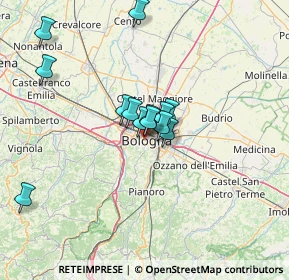 Mappa 40123 Bologna BO, Italia (10.80231)