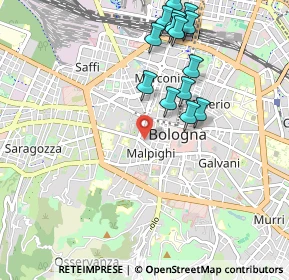 Mappa 40123 Bologna BO, Italia (1.06857)