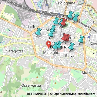 Mappa 40123 Bologna BO, Italia (0.91267)