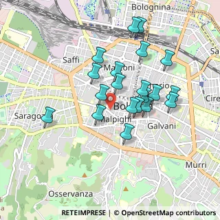 Mappa Palazzo Belloni, 40123 Bologna BO, Italia (0.8225)