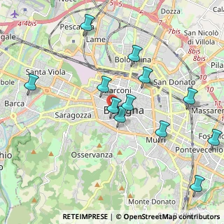 Mappa 40123 Bologna BO, Italia (2.155)