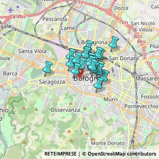 Mappa 40123 Bologna BO, Italia (1.0005)