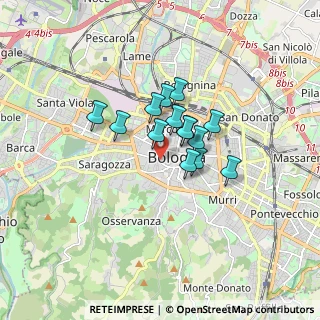 Mappa 40123 Bologna BO, Italia (1.10143)