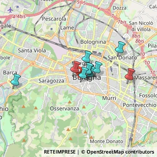 Mappa 40123 Bologna BO, Italia (1.55727)