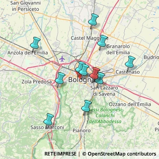 Mappa 40123 Bologna BO, Italia (6.58167)