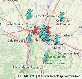 Mappa 40123 Bologna BO, Italia (4.76846)