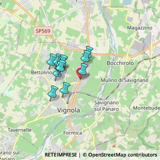 Mappa Via Giuseppe Ungaretti, 41058 Vignola MO, Italia (1.23333)