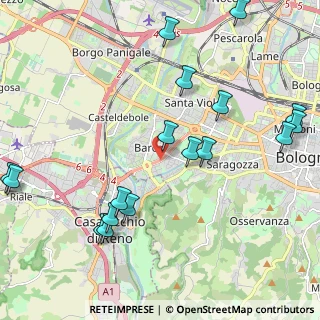 Mappa Via Giuseppe Saragat, 40133 Bologna BO, Italia (2.59765)