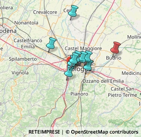 Mappa Via Giuseppe Saragat, 40133 Bologna BO, Italia (15.08077)