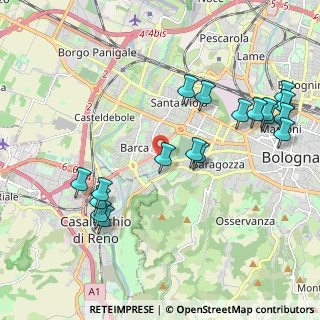 Mappa Via Francesco Paolo Michetti, 40133 Bologna BO, Italia (2.32944)