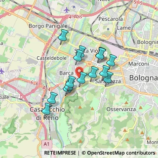 Mappa Via Francesco Paolo Michetti, 40133 Bologna BO, Italia (1.38)