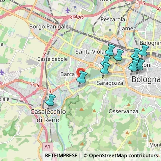 Mappa Via Francesco Paolo Michetti, 40133 Bologna BO, Italia (2.20273)