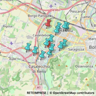 Mappa Via Rossano Marchioni, 40133 Bologna BO, Italia (1.30143)
