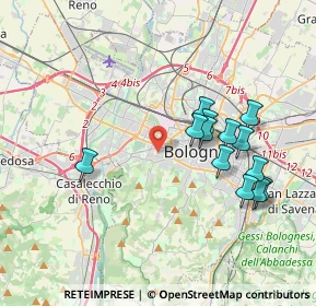 Mappa , 40134 Bologna BO, Italia (3.72077)