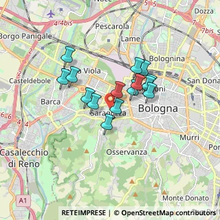 Mappa , 40134 Bologna BO, Italia (1.30867)