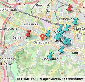 Mappa , 40134 Bologna BO, Italia (1.95667)