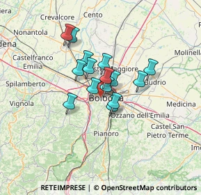 Mappa , 40134 Bologna BO, Italia (8.87067)