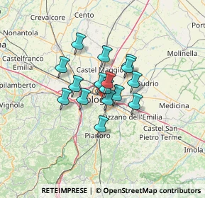 Mappa Ospedale Sant'Orsola, 40138 Bologna BO, Italia (8.30563)