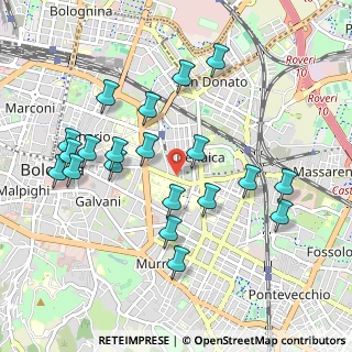 Mappa Via Pancaldi, 40138 Bologna BO, Italia (1.018)