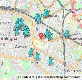 Mappa Via Pancaldi, 40138 Bologna BO, Italia (0.959)