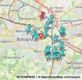 Mappa Ospedale Sant'Orsola, 40138 Bologna BO, Italia (1.63222)