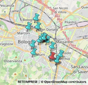 Mappa Ospedale Sant'Orsola, 40138 Bologna BO, Italia (1.16611)