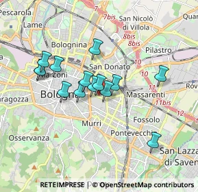 Mappa Ospedale Sant'Orsola, 40138 Bologna BO, Italia (1.48286)