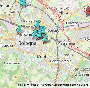 Mappa Via Pancaldi, 40138 Bologna BO, Italia (2.23733)