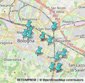 Mappa Ospedale Sant'Orsola, 40138 Bologna BO, Italia (1.82308)