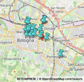 Mappa Ospedale Sant'Orsola, 40138 Bologna BO, Italia (1.38438)