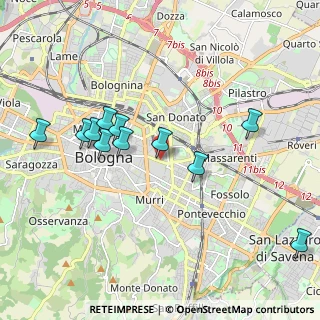 Mappa Ospedale Sant'Orsola, 40138 Bologna BO, Italia (1.96545)