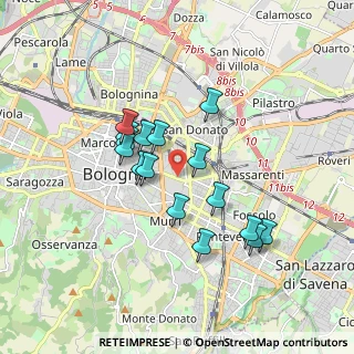 Mappa Ospedale Sant'Orsola, 40138 Bologna BO, Italia (1.52063)