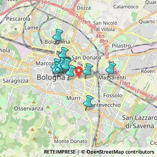 Mappa Ospedale Sant'Orsola, 40138 Bologna BO, Italia (1.24083)