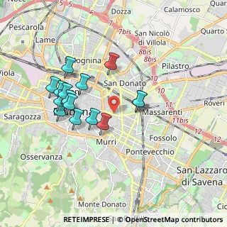 Mappa Ospedale Sant'Orsola, 40138 Bologna BO, Italia (1.704)