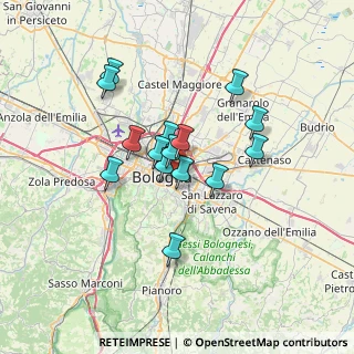 Mappa Ospedale Sant'Orsola, 40138 Bologna BO, Italia (5.45467)