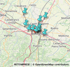 Mappa Via Pietro Busacchi, 40134 Bologna BO, Italia (6.92833)