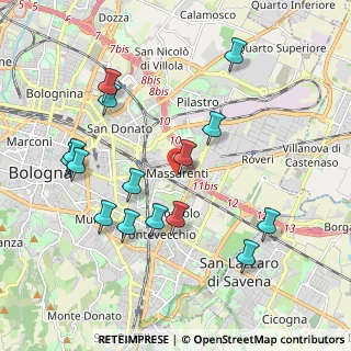Mappa Via dello Stallo, 40138 Bologna BO, Italia (2.108)