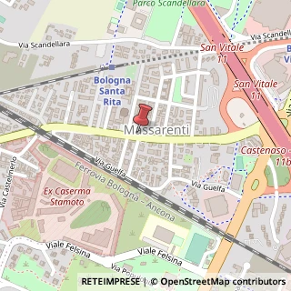 Mappa Via Giuseppe Massarenti, 424, 40138 Bologna, Bologna (Emilia Romagna)