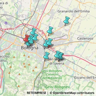 Mappa Via dello Stallo, 40138 Bologna BO, Italia (2.966)