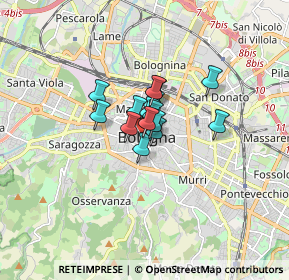 Mappa Via d'Azeglio, 40129 Bologna BO, Italia (0.80133)